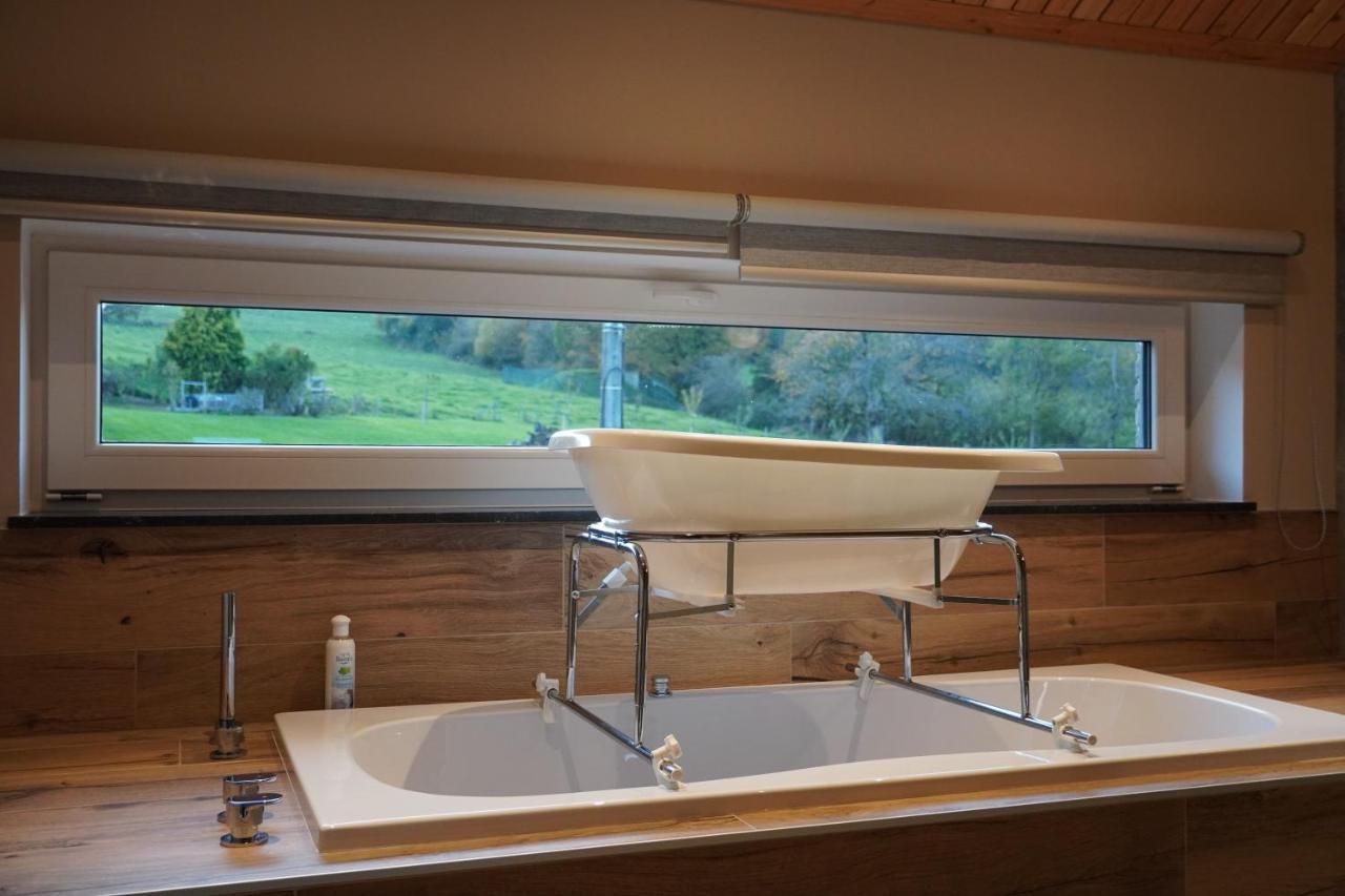 "Petite Perle En Haute Ardenne" Avec Vue Sur La Vallee, Cabine Infra-Rouge Et Bain Balneo Lierneux Exteriör bild